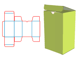 Packaging carton design, international standard corrugated carton, double insert box, display packaging, transport packaging
