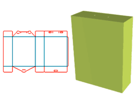 Gift packaging design, lid lock structure, fruit box, corrugated carton