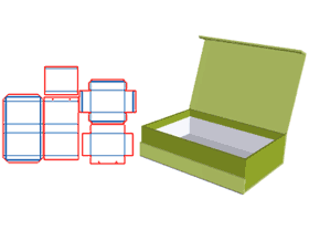 Double-door flip box, handbox, flip box, cardboard box, gift box, hardback box, magnet box