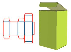 Up and down intubation box, ,Aircraft box,color box, paper corrugated paper box, packaging structure design, packaging box structure, packaging design, cosmetic packaging, cosmetic packaging design, e
